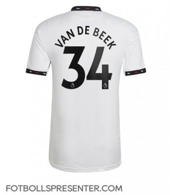 Manchester United Donny van de Beek #34 Borta Matchtröja 2022-23 Kortärmad